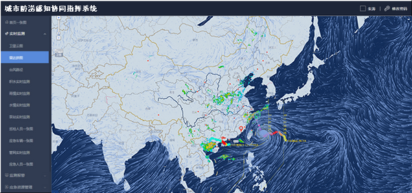 龙8城市防涝感知协同指挥系统